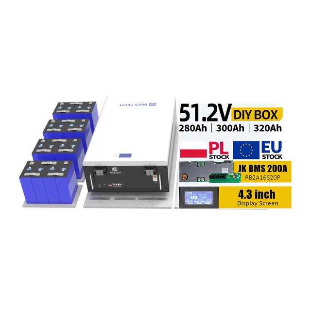 OEM Box 15kwh Customized 48V 51.2V 230AH 280AH 300AH 16s Diy 200A BMS Lifepo4 Battery Box Empty Battery Box Lifepo4