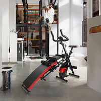 Vélo d'exercice multifonctionnel en acier avec contrôle magnétique, design pliable, écran LED écologique, capacité de 250 kg pour usage domestique