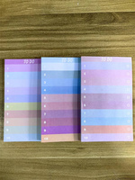 Bloc-notes de planification personnalisé avec logo imprimé, feuilles mobiles, non-adhésif, taille personnalisable, vente en gros