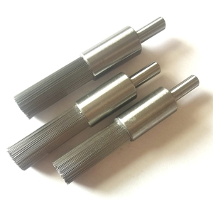 Cepillos de copa rotatorios finos, mini cepillos abrasivos de nailon tipo bolígrafo, cepillos de copa de rueda de latón inoxidable RPM, cepillos de alambre de acero - Product Image 1