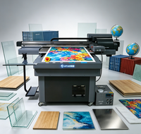 Impresora Plana UV de Inyección de Tinta ATUE 9060 con 3 Cabezales para XP600, Automática, Nueva, para Impresión de Logotipos Personalizados y Regalos