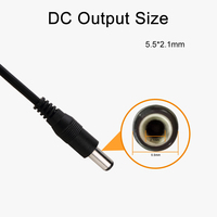 Adaptateur secteur mural AC/DC 12V 2.5A 30W, norme DOE niveau VI, prises US, EU, UK, AU, DC5.5*2.1mm, CE, FCC, RoHS, pour petits appareils électroniques, OEM