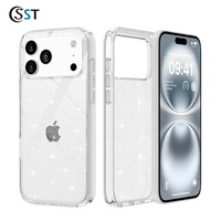 Étui de téléphone de luxe transparent en PC TPE, design sportif, antichoc, qualité supérieure, vente en gros pour iPhone 18 Pro Max