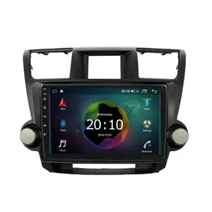 Lecteur Audio-vidéo et vidéo de voiture, 7731 pouces, IOKONE TS7 10.1 Quad Core, 1 go de Ram, 16 go de ROM, 2 Din, Android, pour Toyota HIGHLANDER 2009 — 2014