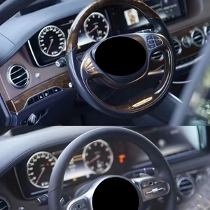 Volant en cuir automobile pour Mercedes Benz Amg S300 S320 S500 G500 G55 G350 W205 W204 E200 - Product Image 3