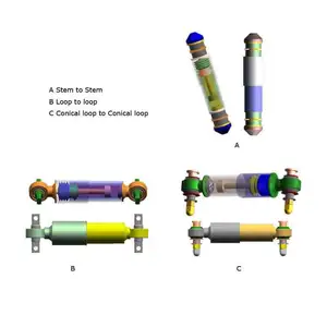 Eisenbahn zubehör Zug Stoßdämpfer Hydrauliköl Druck puffer Dämpfer Maschine