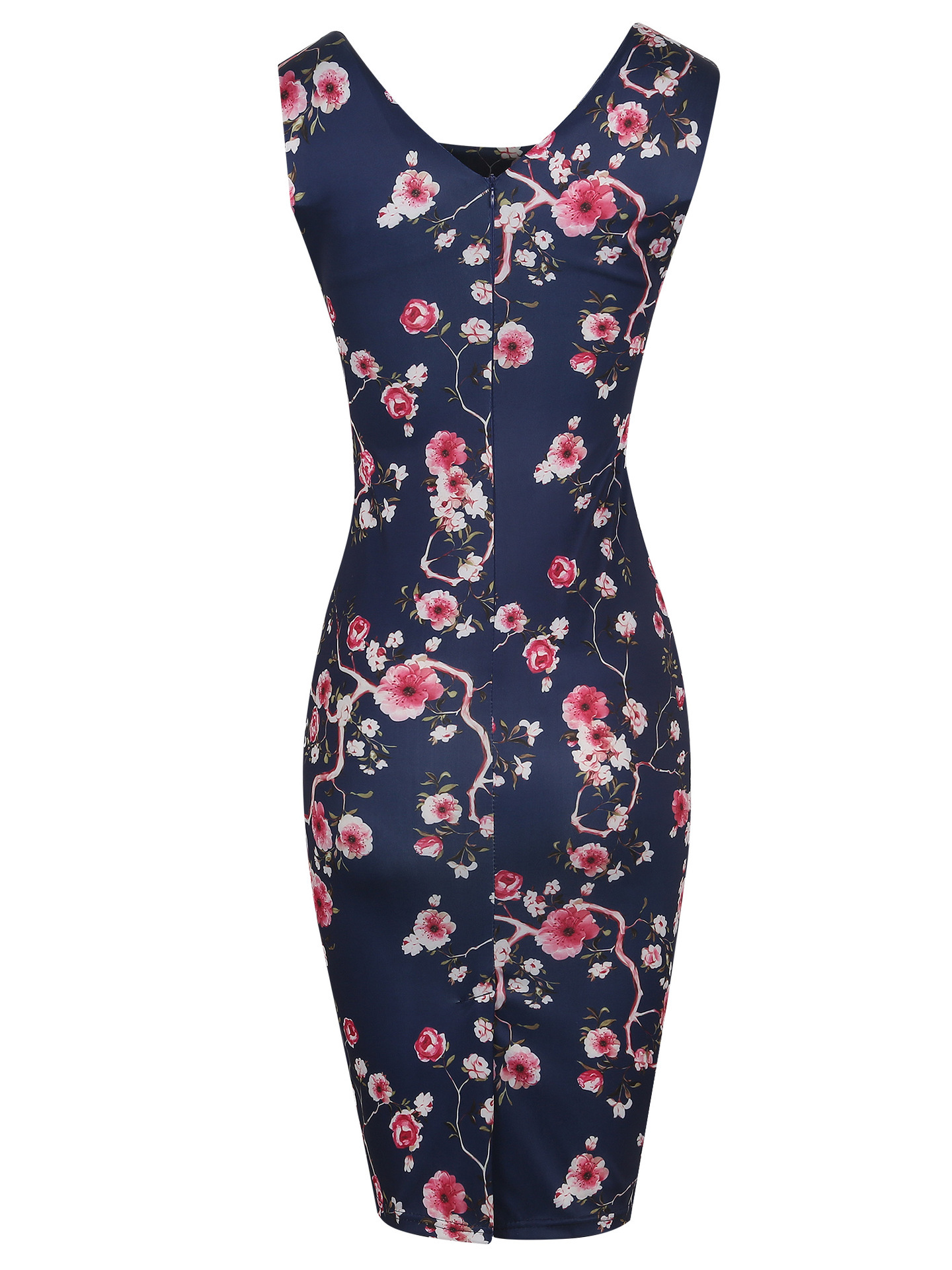 1950s bodycon dress Sailor navy swing -1950s inspired vintage main image 0