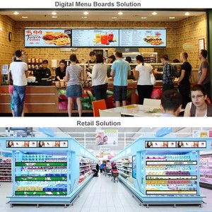 Écran publicitaire <span class=keywords><strong>LED</strong></span> LCD TFT mural de 37 pouces, affichage en barre étirée, noir/blanc, garantie 1 an, magasin de détail, centre commercial - Product Image 5