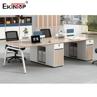 Poste de travail de bureau 4 places, poste de travail de bureau 6 personnes, fabricant de mobilier de bureau
