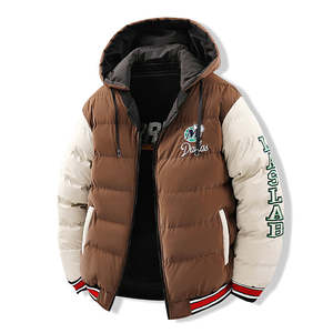 Chaqueta Varsity de Primavera para Hombre con Logotipo Frontal Personalizado, Nueva, de Diseñador, Informal, Premium, para Chico, a la Moda, Cálida, con Bordado - Product Image 2