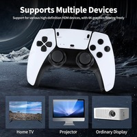 Console de jeu vidéo portable M15 pour enfants, sortie 4K HD, jeux rétro classiques, manettes sans fil, 20000 jeux, mémoire 64 Go