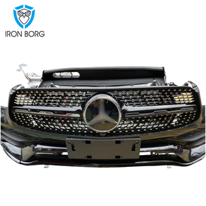 Convient pour <span class=keywords><strong>Mercedes</strong></span> Benz 19-22 <span class=keywords><strong>GLC</strong></span> <span class=keywords><strong>350</strong></span> X253 W253 C253 AMG pare-chocs avant avant face avant kit de carrosserie Halfcat kit complet - Product Image 2