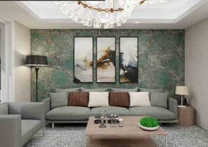 オールサイン木製代替壁パネルPVC壁パネルPVC大理石シートWPC壁パネルUV大理石シート - Product Image 6