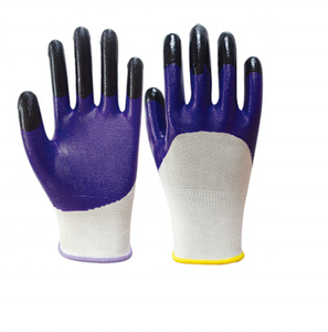 Linyi, venta directa de fábrica, nuevo invierno, cálido, Venta caliente, máquina de punto, sin costuras, doble inmersión, acabado arenoso, guantes de trabajo recubiertos de látex - Product Image 3