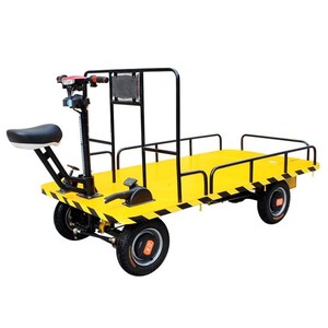 New Steel Cargo <b>Transporter</b> Flatbed Pallet Cart Platform Trolley for Warehouse Greenhouse Workshop & Restaurant Use - Product Image 1