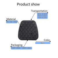 OE 46545SA500 Clips de fixation en caoutchouc de haute qualité pour voiture, garniture de pédale de frein et d'embrayage, pièces de rechange compatibles avec Honda
