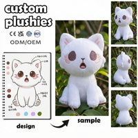 Fabricant de jouets en peluche personnalisés : porte-clés à visage rond avec motif étoile, pantoufles de dessin animé, jouets en peluche lestés sur mesure