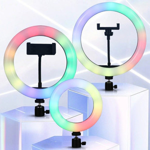 Lampe annulaire LED ronde de 14 pouces pour vidéo, idéale pour appareil photo, téléphone, maquillage, avec télécommande et alimentation, pour <span class=keywords><strong>studio</strong></span> de cinéma et selfies - Product Image 2