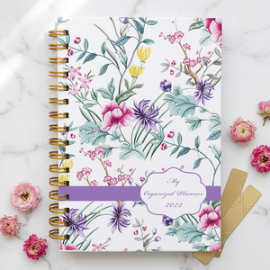Catalogue Custom Printing Rose Gold Foil Spiral Organizer Hardcover Journal Diary Notebook Planner - Product Image 1