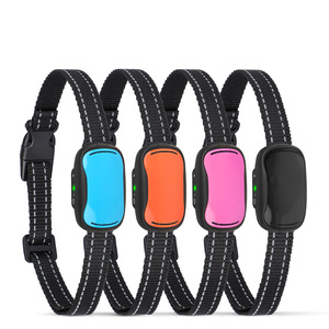 Collar antiladridos para mascotas con sonido, vibración, descarga eléctrica, recargable, supresor de ladridos para perros, azul, naranja, rosa, negro - Product Image 1