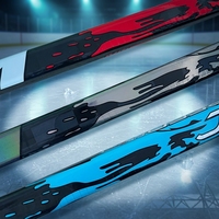 Bâton de hockey sur glace léger en carbone à faible flexibilité pour jeunes, tir gauche/droit, pour l'entraînement des enfants et des adolescents