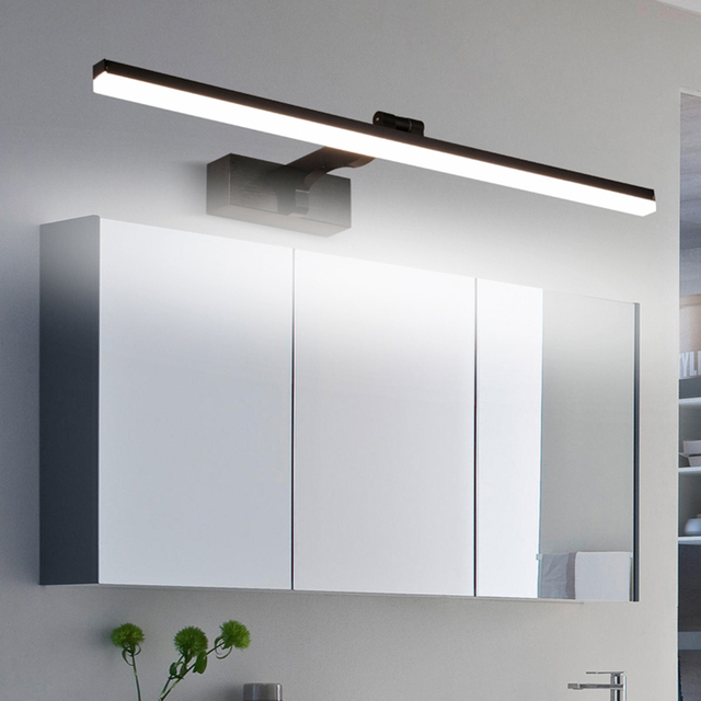 LED Mirror Light, Portable Vanity Light Simulated Daylight Rechargeable Cosmetic Lamp, Bathroom Lighting Land Lighting Aluminum
