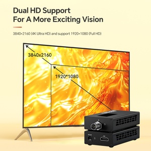 Convertidor de Video Metálico de 100M 4KP60 de Grado Profesional, 12G-SDI a HDMI YUV422 de 10 bits, DC5-12V - Product Image 3