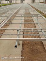 Bancos de Cultivo Hidropónico Personalizados de 4x8 pies con Sistema de Flujo y Reflujo, Estantes Rodantes de Doble Capa, Mesa de Cultivo Vertical, Estantes de Cultivo Grandes