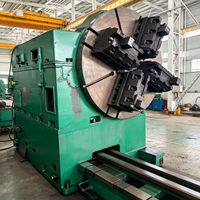 Tour CNC QiYi à grande capacité pour usinage de finition, avec corps épais pour le tournage des faces d'extrémité de rouleaux