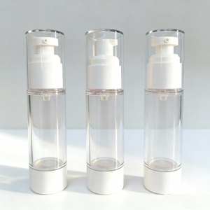 Envase Personalizado para Productos de Cuidado de la Piel, Botella Transparente con Bomba de Aire para Suero, Loción y Crema - Product Image 2