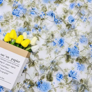 Fatto a mano <span class=keywords><strong>Shabby</strong></span> <span class=keywords><strong>Chic</strong></span> 3D fiore ricamato in Organza tessuto traspirante Jacquard ricamato abito fiore abbigliamento tessuto - Product Image 3