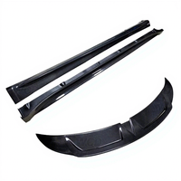 Kit de carrosserie CMT en fibre de carbone véritable pour Tesla Model Y 2021+ : Lame avant, jupes latérales, diffuseur, aileron arrière, canards avant – Tuning automobile