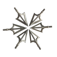 Pointes de flèches de chasse à l'arc à lames fixes 125 grains, 3 lames de haute qualité pour accessoires de chasse, arc composé