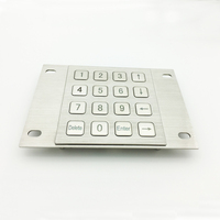 Clavier en acier inoxydable robuste et résistant à l'usure à 16 touches, personnalisé en gros, pour la commande de machines d'automatisation industrielle