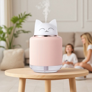 Humidificateur portable intelligent 300 ml à remplissage par le haut, avec humidistat, brume froide, mini USB, veilleuse de bureau et aromathérapie pour voiture, garantie 1 an - Product Image 1
