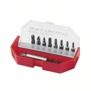 <b>Screwdriver</b> <b>Bit</b> <b>Set</b> 10 Pc Assorted Tip Types With Storage Case - Product Image 2