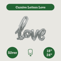 Ballon Aluminium Love Lettre Cursive 18 24 Pouces Rouge Saint Valentin Mariage Fabricant OEM Mylar Usine Auditée FAMA BSCI