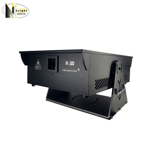Outdoor Programmable Laser Projector Network Control DMX FB4 30watts Full Color Analog Laser Projector Mapping