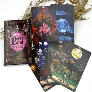 Carte dei Tarocchi Horror di Halloween - Carte dei Tarocchi a Tema Horror <span class=keywords><strong>per</strong></span> <span class=keywords><strong>Principianti</strong></span> Fornite Direttamente dai Produttori, Intrattenimento Ludico - Product Image 1