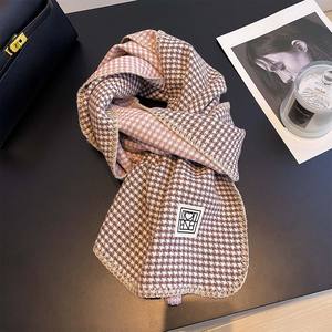 Nouveau décontracté chaud Double face Pashmina châles classique motif <span class=keywords><strong>pied</strong></span>-<span class=keywords><strong>de</strong></span>-<span class=keywords><strong>poule</strong></span> cachemire sensation écharpes unisexe 45*190CM écharpe à carreaux étole - Product Image 2