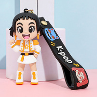 Porte-clés pendentif personnalisé en silicone K- Witch Hunt, style dessin animé et anime, accessoires de sac très esthétiques, cadeau de festival, figurine anti-stress