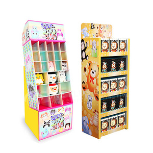 Customizable <strong>Double</strong>-<strong>Sided</strong> Corrugated Cardboard Floor Paper <strong>Display</strong> Stand <strong>Shelf</strong> for FUNKO Pop Toy Fun Interactive - Product Image 4