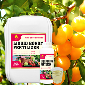 Fertilizante Líquido <span class=keywords><strong>de</strong></span> Boro 100% Soluble en Agua, 150g/L, Pulverización <span class=keywords><strong>Foliar</strong></span>, Promueve la Floración y el Fructificación para Cultivos <span class=keywords><strong>de</strong></span> <span class=keywords><strong>Frutas</strong></span>, Uso Agrícola - Product Image 4
