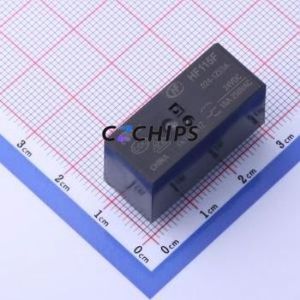 HF115F/024-1ZS3A Power Relay DIP,12.7x29mm Relay 24V 1 Changeover: 1C (SPDT-Changeover)::: 8 16A-250VAC - Product Image 1