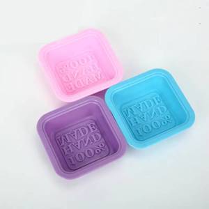 Handmade DIY 3D Square <b>Silicone</b> Mold Disposable Fondant Cake Decorating <b>Tool</b>, Used for Making Soap and Candy - Product Image 2
