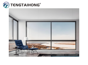Tùy chỉnh chất lượng cao cách nhiệt trượt nhôm cửa sổ kính cường lực bão bằng chứng cửa sổ trượt - Product Image 5