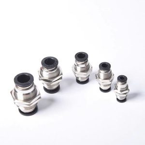Conector Neumático de Conexión Rápida Desto PM-4 PM-6 PM-8, Conector Metálico para Transferencia de Fluidos, para Tuberías Roscadas, Uso con Agua - Product Image 2