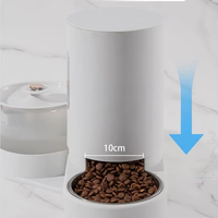 Gamelle intelligente pour animaux de compagnie, distributeur rapide, fournitures pour animaux, gamelle automatique en plastique pour croquettes et aliments humides pour chiens