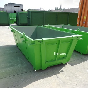 Nouvelle benne à déchets industrielle en acier empilable pour extérieur, gestion des déchets métalliques, 4 m³ (type <span class=keywords><strong>Skip</strong></span> Marrell) - Product Image 4