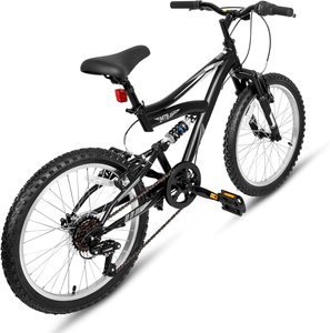 Bicicleta <span class=keywords><strong>de</strong></span> Montaña <span class=keywords><strong>para</strong></span> Niños <span class=keywords><strong>de</strong></span> 20 y <span class=keywords><strong>24</strong></span> <span class=keywords><strong>Pulgadas</strong></span>, <span class=keywords><strong>Bicicletas</strong></span> <span class=keywords><strong>para</strong></span> Niños <span class=keywords><strong>de</strong></span> 6 a 14 Años, Niños y <span class=keywords><strong>Niñas</strong></span>, con Doble Suspensión Completa y Cuadro <span class=keywords><strong>de</strong></span> Acero <span class=keywords><strong>de</strong></span> Alto Carbono - Product Image 4